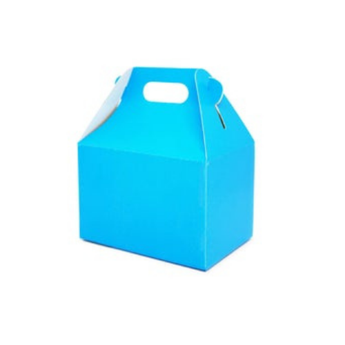 Deluxe Food Boxes- Made with Recycled Material -Blue or PolkaDot Color